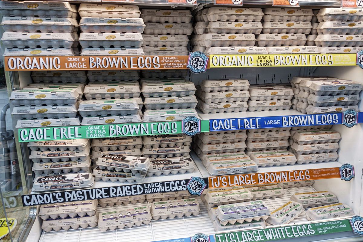 Trader Joe’s is cracking down on egg hoarding—allowing only one carton per customer 1 a629ee74 GettyImages 1263000027 e1739307409260