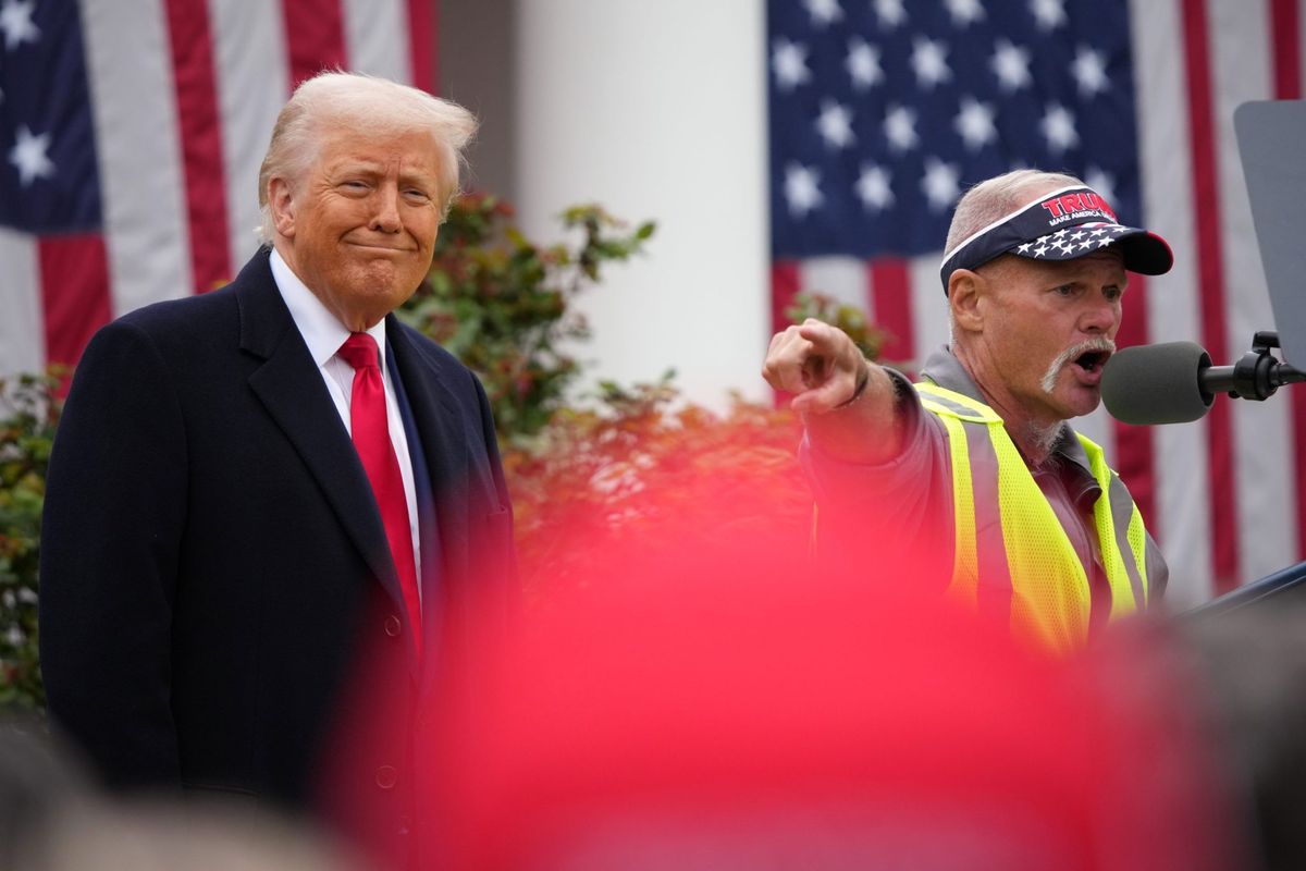 Getting good jobs out of Trump’s tariff policy demands a labor movement his administration is bent on kneecapping, labor historian says 1 a97b872e GettyImages 2208183423 e1744839641972