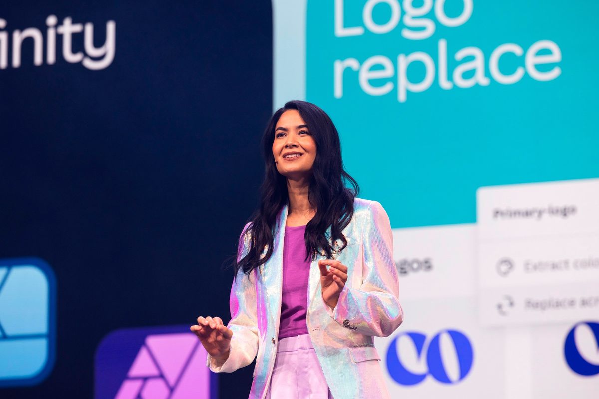 Design software companies are giving AI a redesign 1 aa504695 Canva Melanie Perkins GettyImages 2153726320