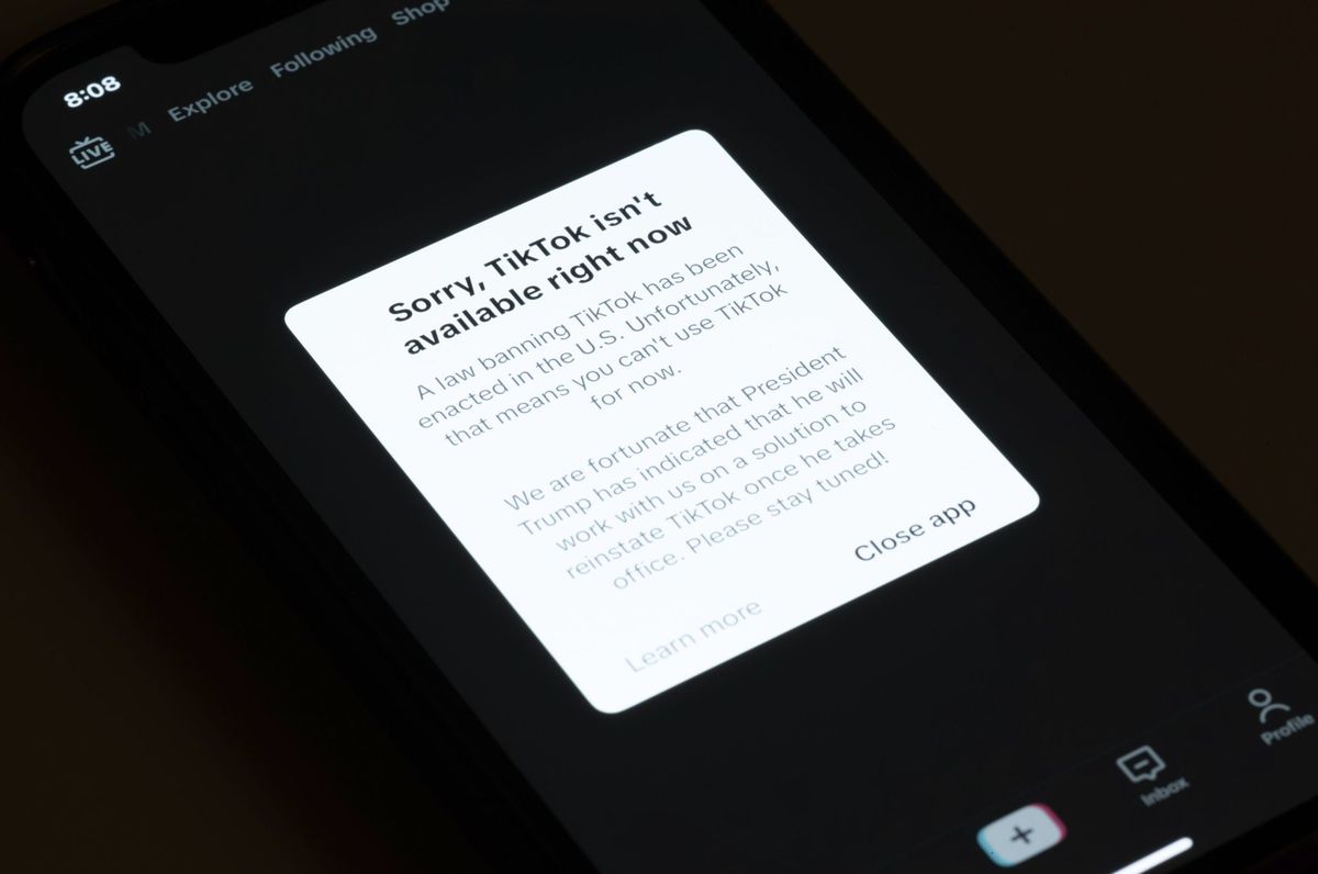 TikTok is already coming back to the US after briefly going dark, thanking Trump for planned executive order 1 be6baa53 AP25019151468397 e1737301514171