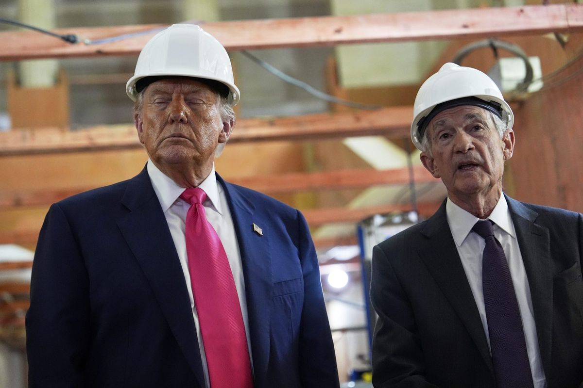 Trump jokes about firing Jerome Powell to his face during Fed visit 1 c4002da2 AP25205730451949 e1753391073148