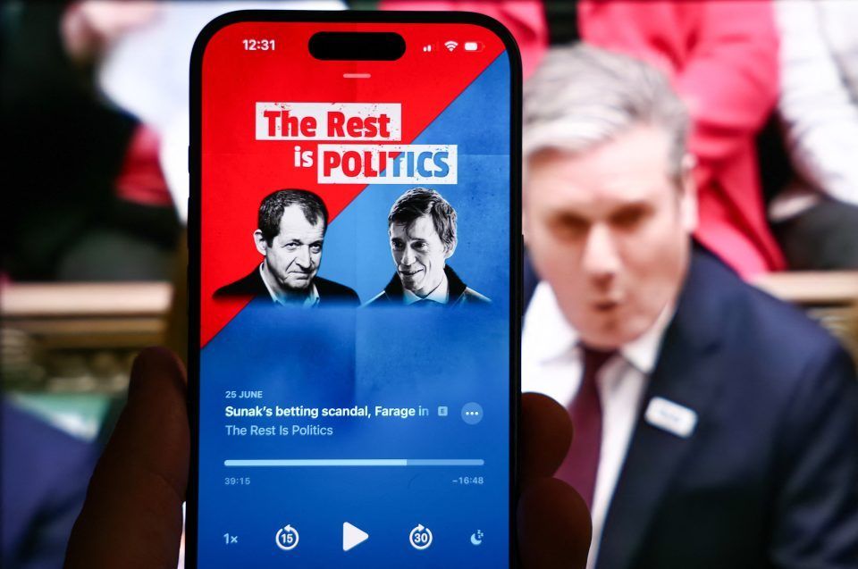 Political podcasting is the hottest career right now 1 'The Rest is Politics' podcast hosted by Alistair Campbell and Rory Stewart.