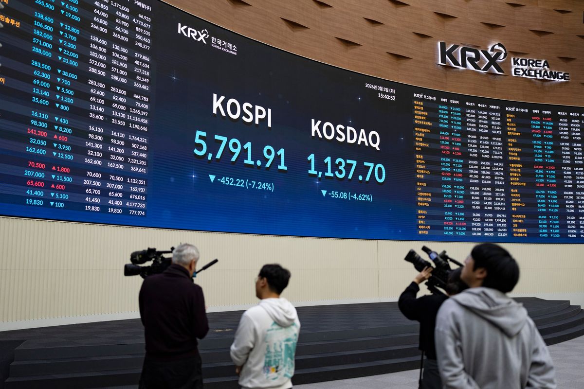 Oil worries and Iran war hammer Asian stocks, with Korea's KOSPI taking the biggest hit | Fortune 1 f309503d GettyImages 2264023477