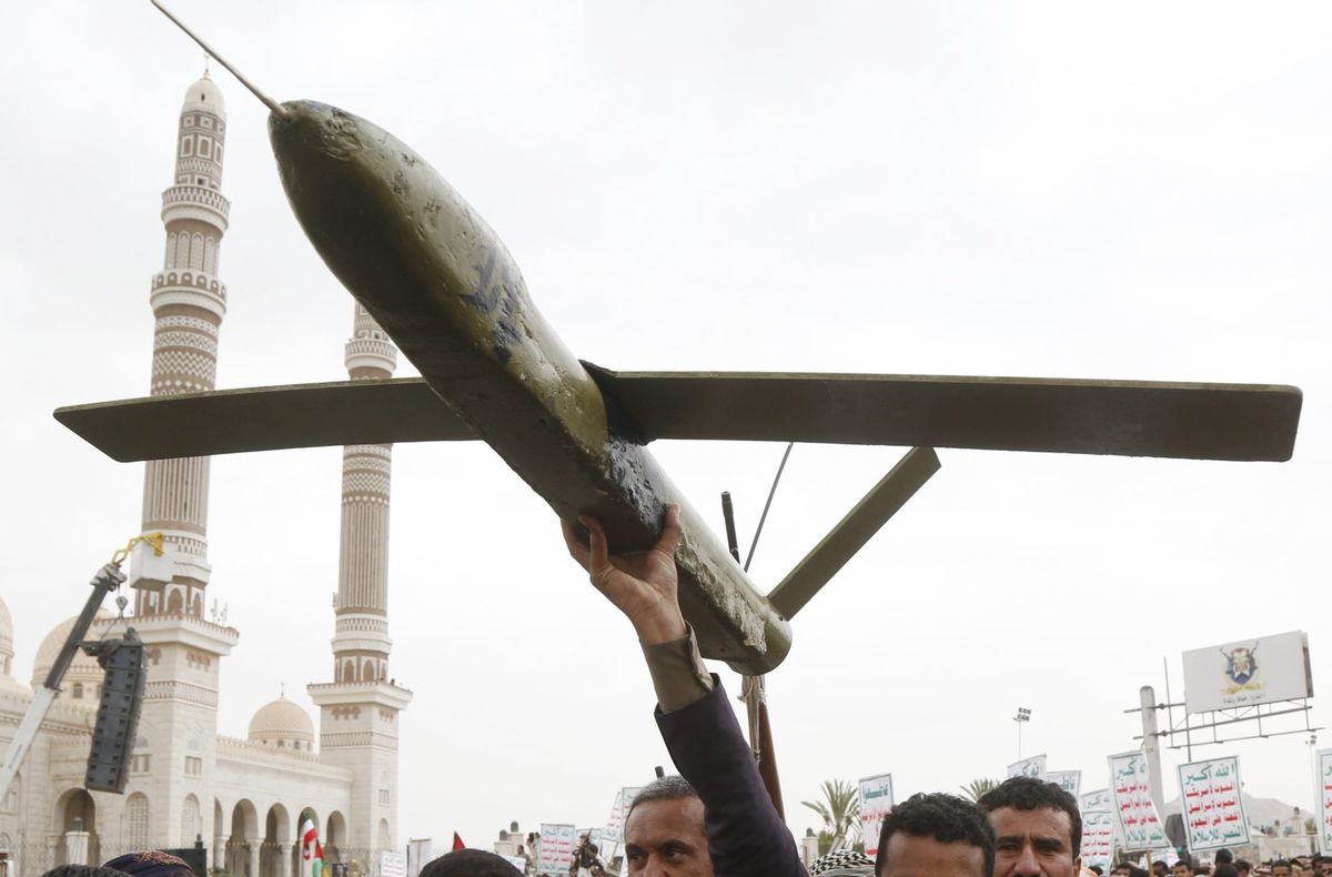 Second cargo ship sinks in Red Sea after Houthi rebel attack with bomb-armed drone boats 1 f35558a8 GettyImages 2222815396 e1752135799554