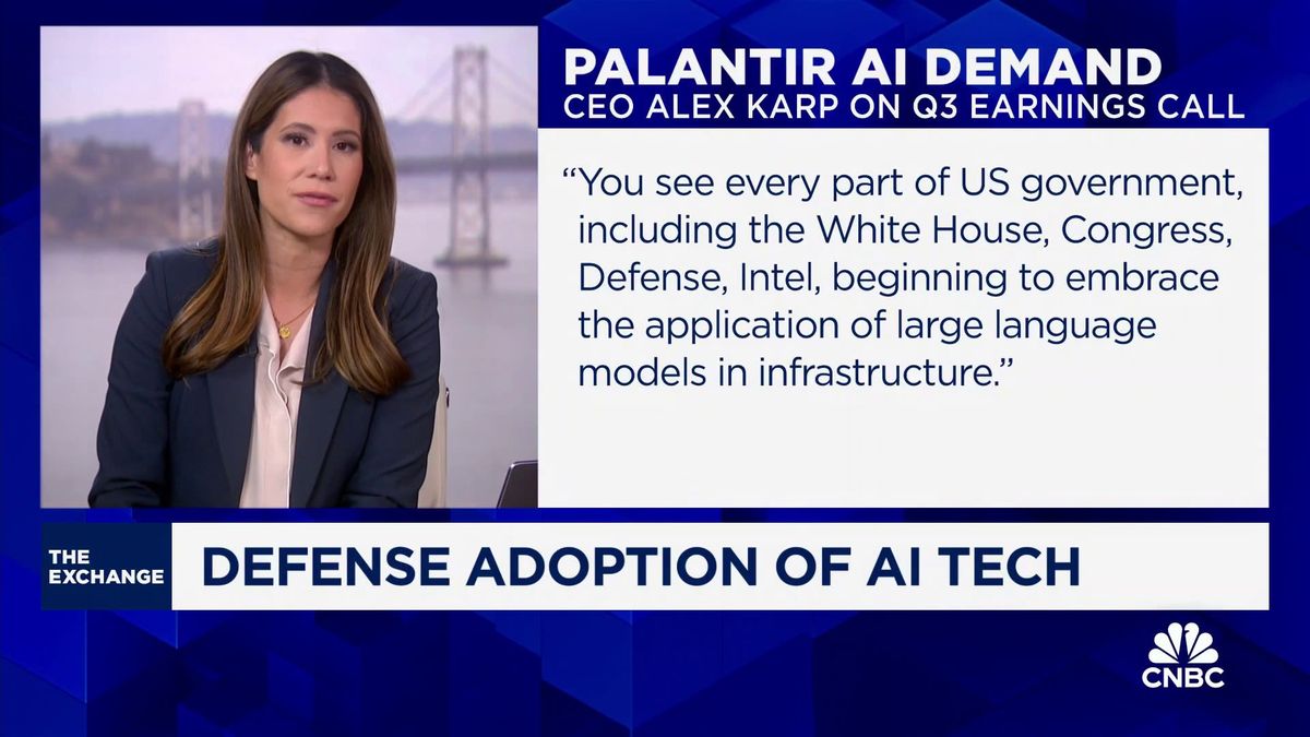 Palantir jumps 11% to a record after announcing move to Nasdaq 1 Palantir hits record high as defense adopts AI tech