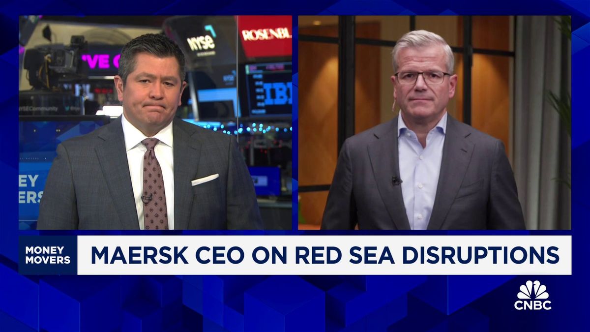 Shippers have already diverted about $35 billion in cargo from the Red Sea amid fears of attacks 2 Watch CNBC's full interview with Maersk CEO Vincent Clerc
