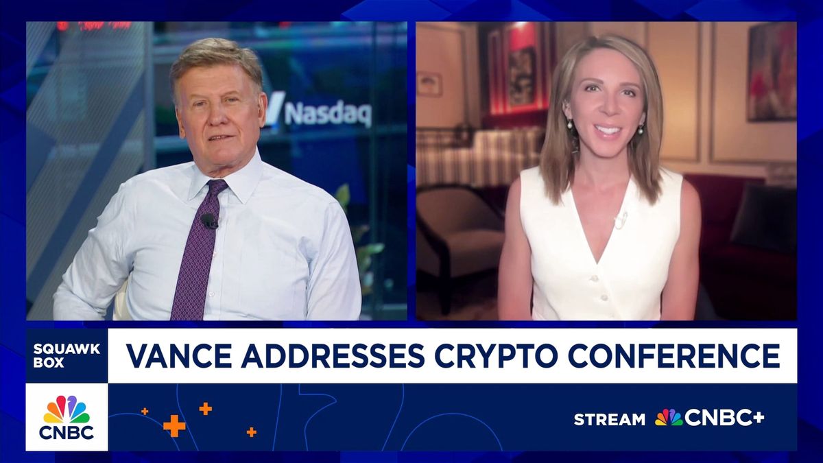 JD Vance tells bitcoin conference that stablecoins don't threaten the dollar 1 JD Vance at Bitcoin 2025: Crypto finally has a champion in the White House