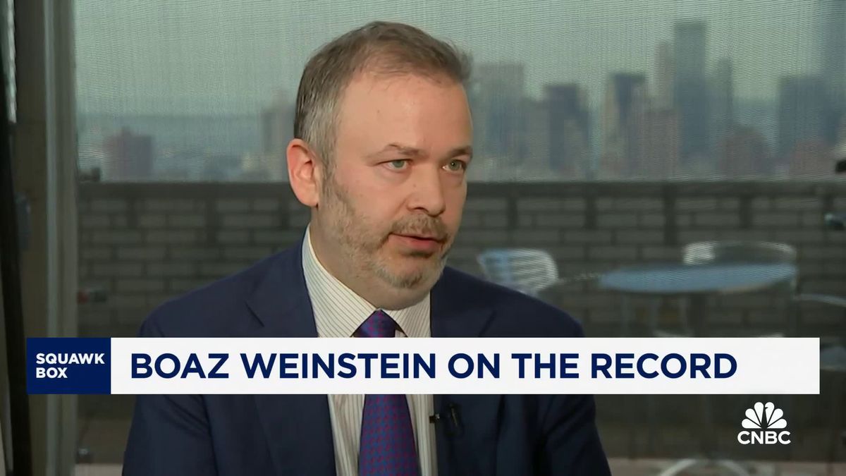 BlackRock funds are ‘crushing shareholder rights,' says activist Boaz Weinstein 1 Watch CNBC's full interview with Saba Capital's Boaz Weinstein