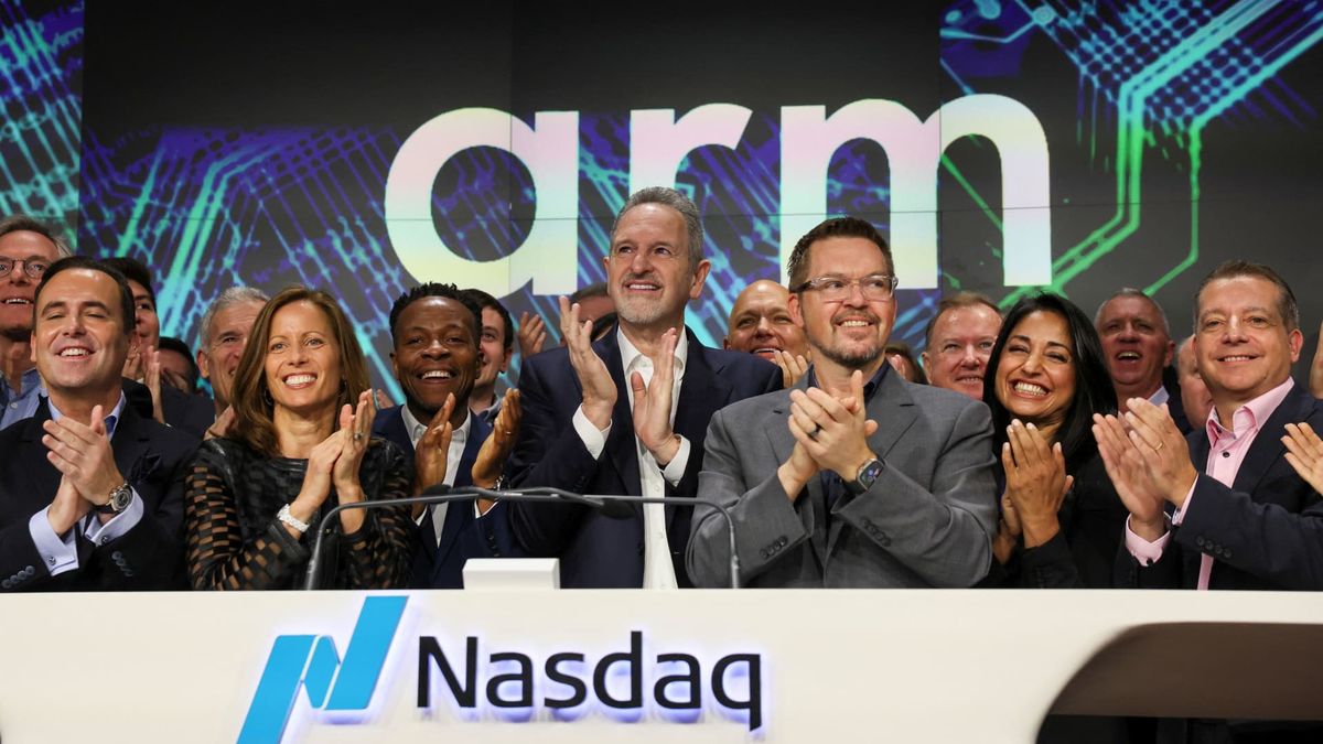Arm jumps 6% on its second trading day with valuation topping  billion