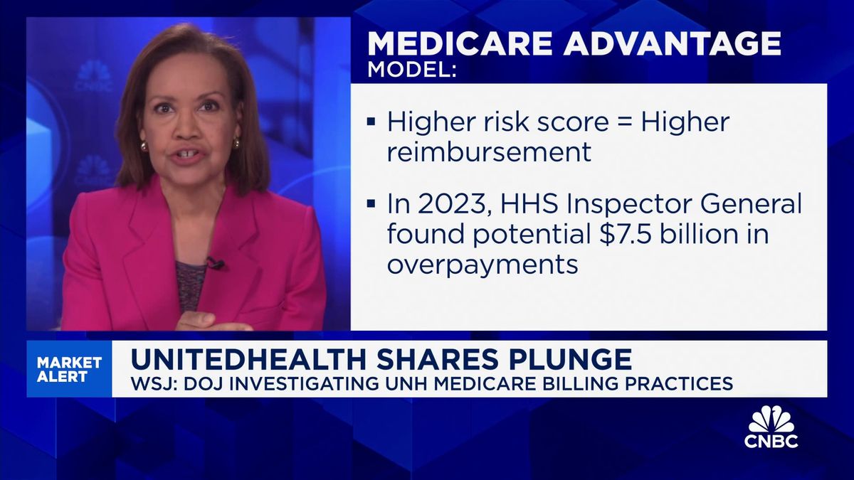 UnitedHealth is making struggling doctors repay loans issued after last year's cyberattack 1 UnitedHealth tumbles on report the DOJ is investigating Medicare billing practices