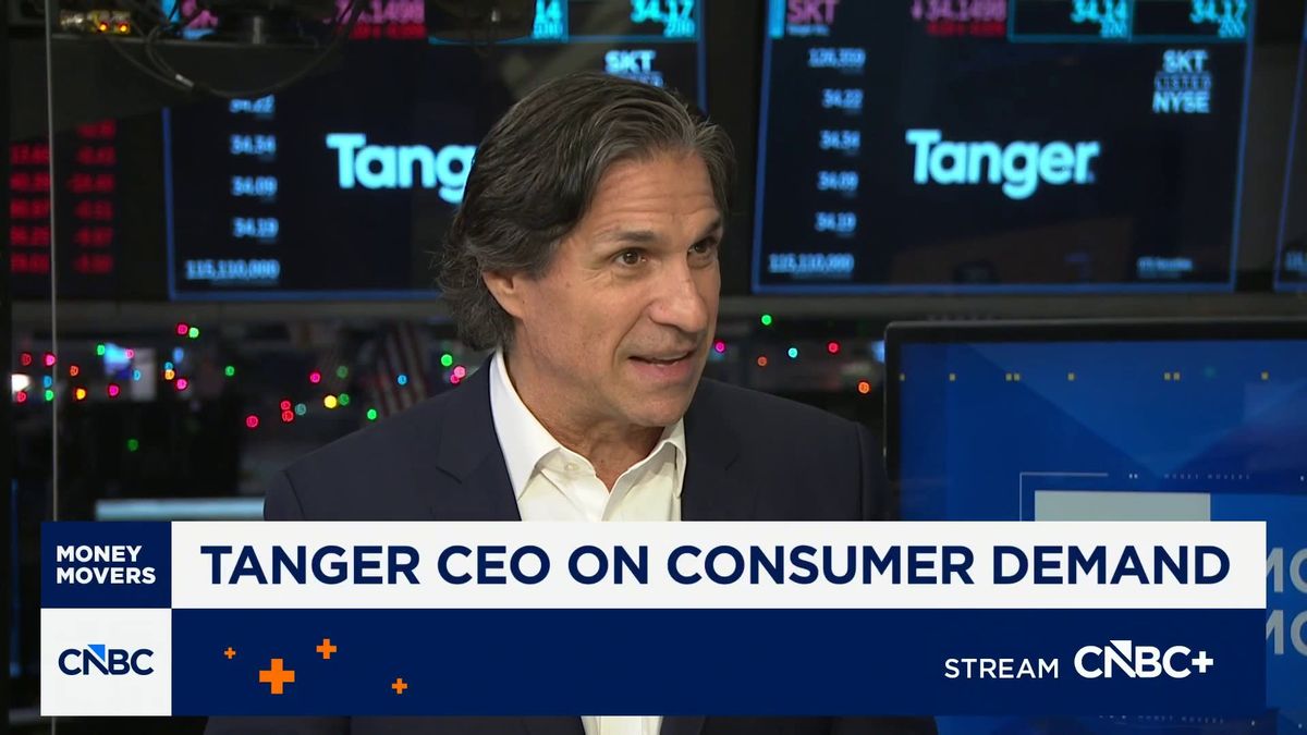 Tanger CEO says retailers are 'discounting to meet the consumer' this holiday season 1 Tanger CEO on consumer demand: Customers are very resilient and looking to spend