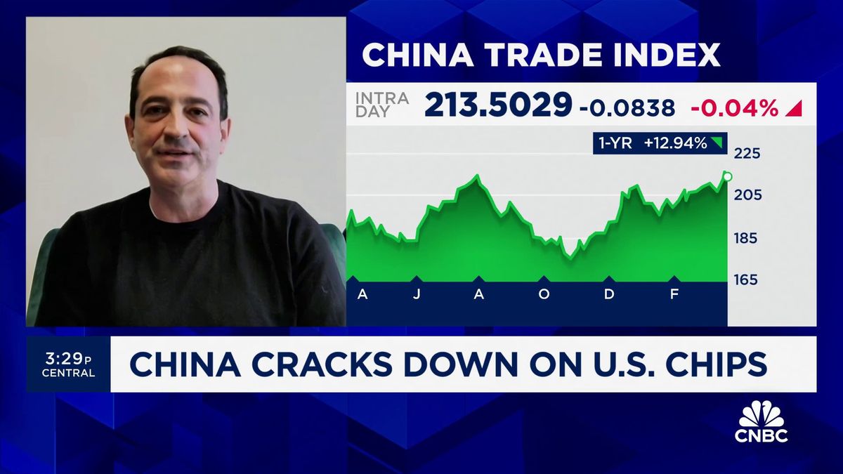 China remains crucial for U.S. chipmakers amid rising tensions between the world's top two economies 2 China could catch up to U.S. in the semiconductor sector, says Insights & Strategy CEO