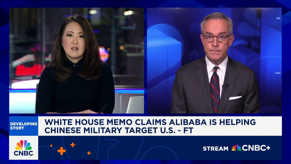 Alibaba is helping Chinese military target the U.S., White House memo claims: FT 1 White House memo reportedly claims Alibaba is helping Chinese military target U.S.