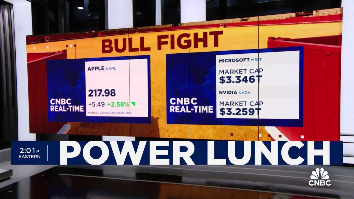 Nvidia passes Microsoft in market cap to become most valuable public company 1 The $10 Trillion bull fight: Apple versus Microsoft versus Nvidia