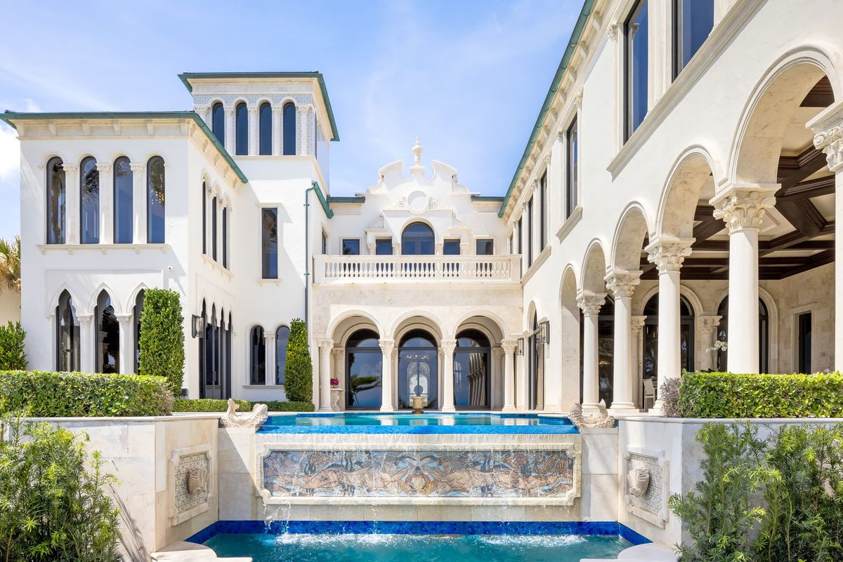 A look inside a $60 million Florida mansion with subterranean secrets and Italian flair