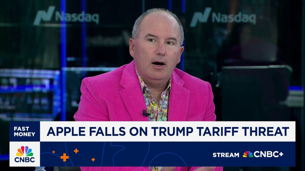 India's iPhone exports to the U.S. soared an estimated 76%. But Trump, Beijing won't make further growth easy 1 Moving Apple iPhone production to the U.S. is a 'fairy tale', says Wedbush's Dan Ives