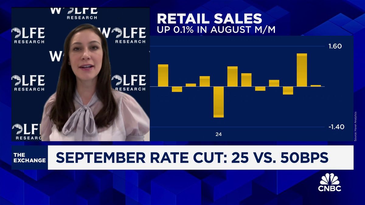 The Fed's biggest interest rate call in years happens Wednesday. Here's what to expect 3 Fed has 'nothing to lose' with 50 bp cut, says Wolfe Research's Stephanie Roth
