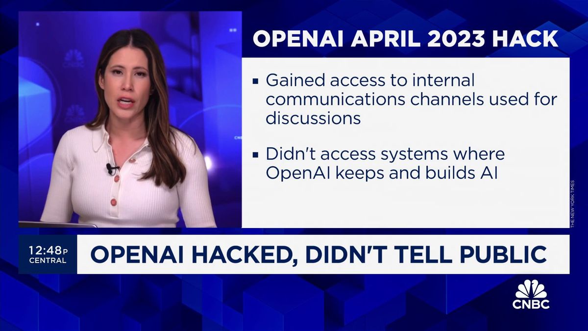 Microsoft's decision to give up OpenAI board observer seat doesn't quell key concerns 2 OpenAI hacked in April 2023, undisclosed to public