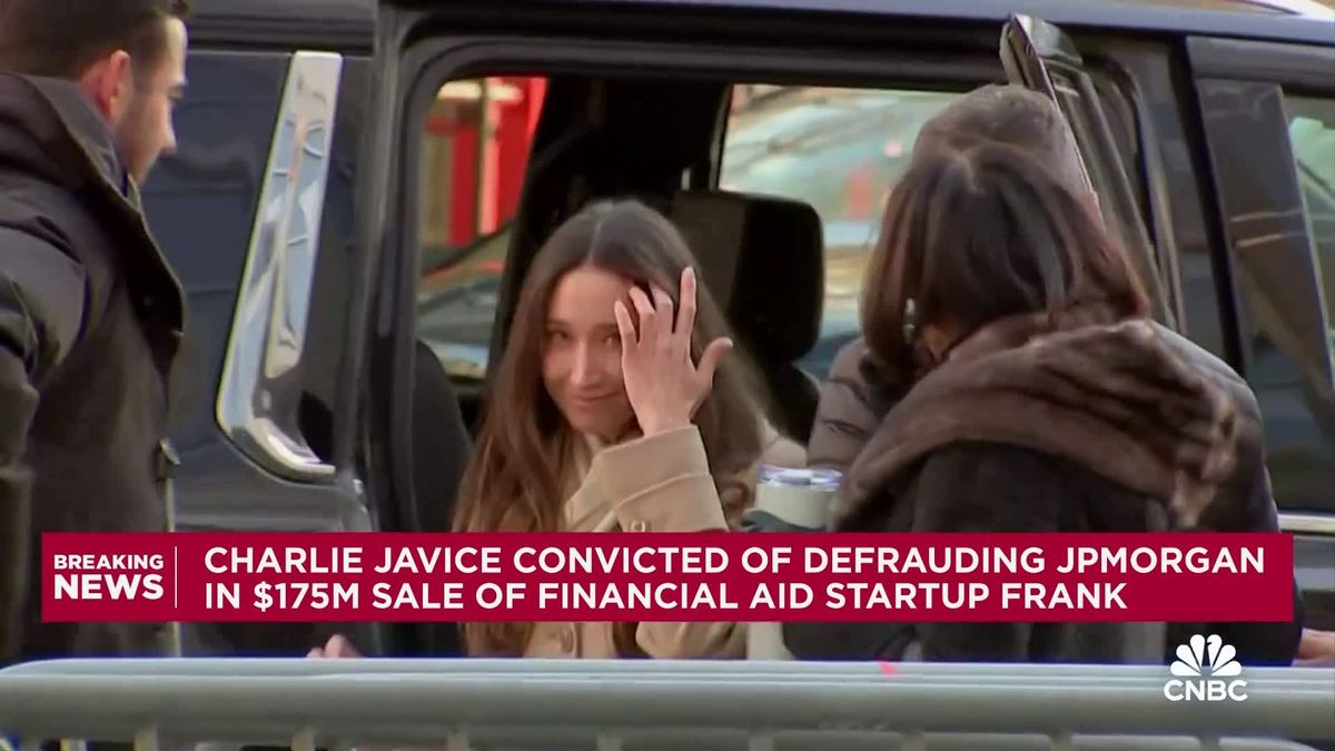 Startup founder Charlie Javice found guilty of defrauding JPMorgan Chase in $175 million deal 1 Charlie Javice convicted of defrauding JPMorgan in $175 million sale of financial aid startup Frank