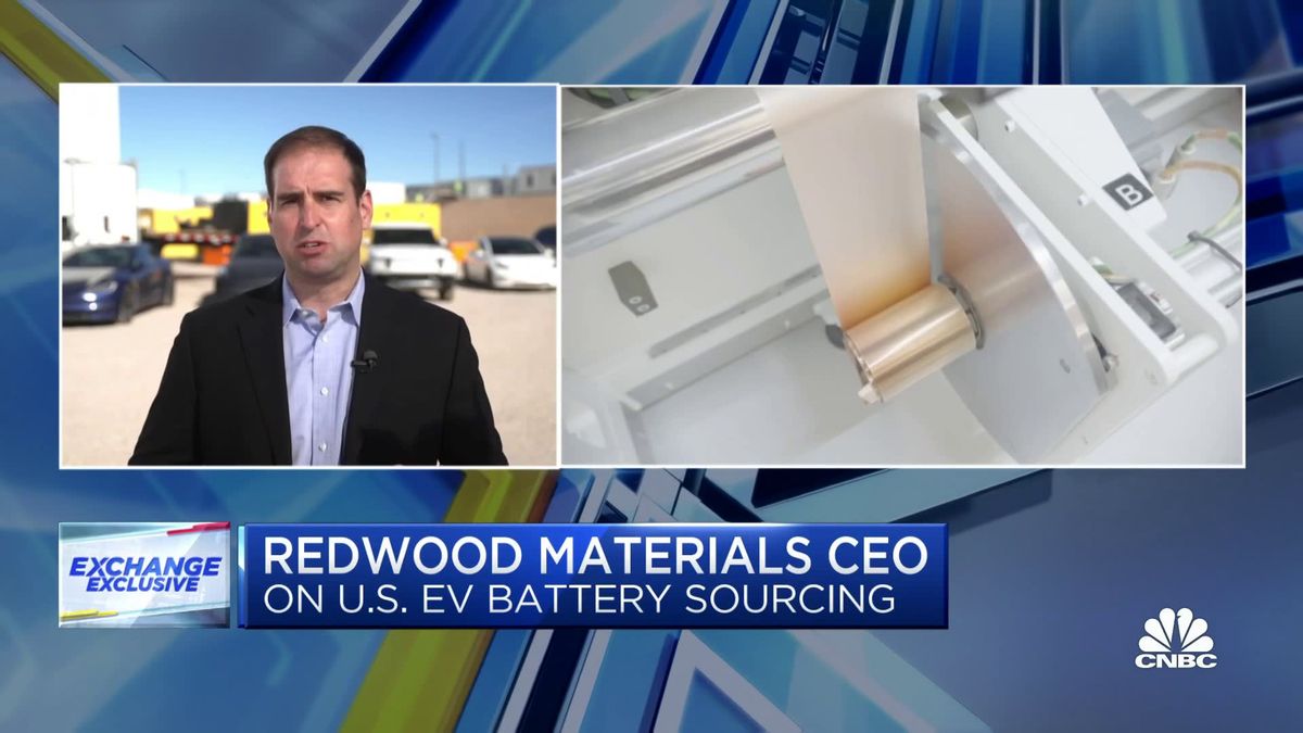 Redwood Materials, run by ex-Tesla CTO, raises $1 billion to expand recycling operations in U.S. 1 U.S.-sourced EV batteries still far away, says Redwood's JB Straubel