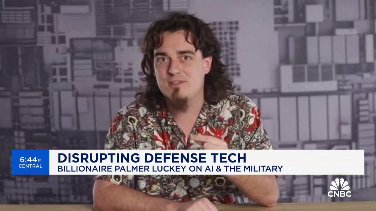 Defense tech start-up Anduril Industries raises $1.5 billion, now valued at $14 billion 1 Anduril Founder Palmer Luckey talks developing unmanned autonomous fighter jets for U.S. Air Force