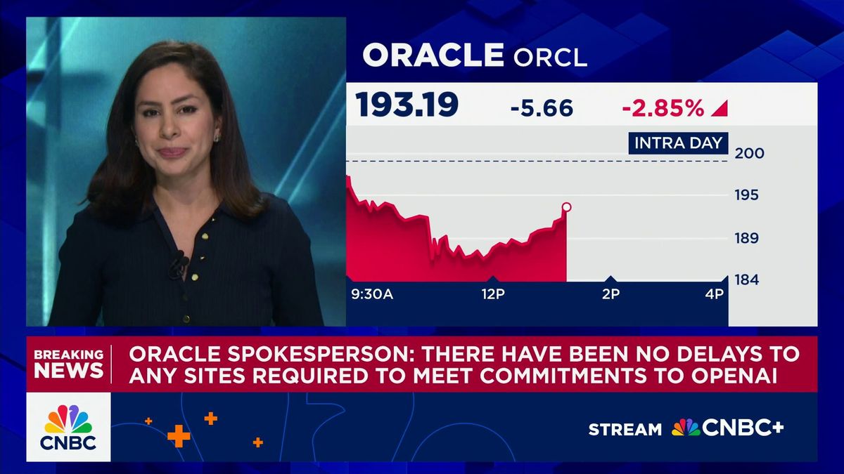 Oracle says there have been 'no delays' in OpenAI arrangement after stock slide 1 Oracle says there have been 'no delays' in OpenAI arrangement after stock slide