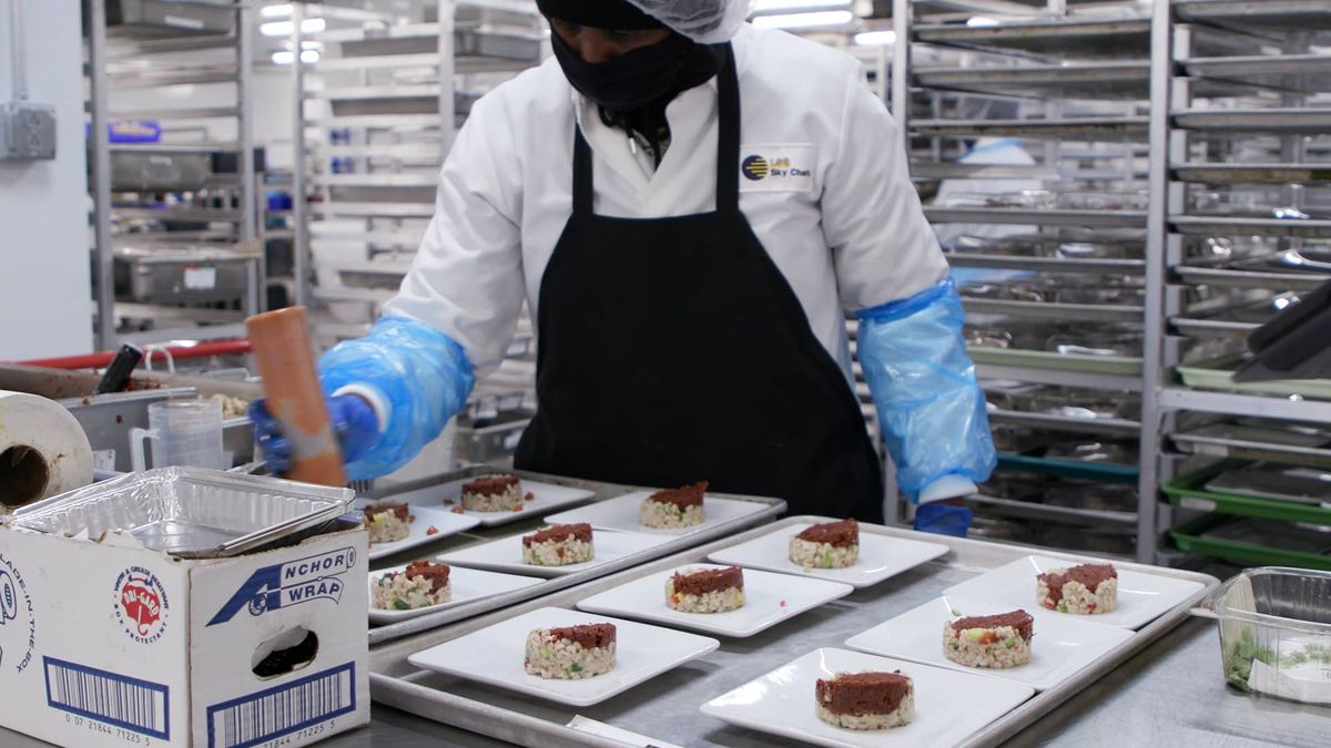 Delta pauses hot meal service on dozens of Detroit flights citing 'food safety issue' at caterer 1 A behind-the-scenes look at how American Airlines makes 15,000 meals a day