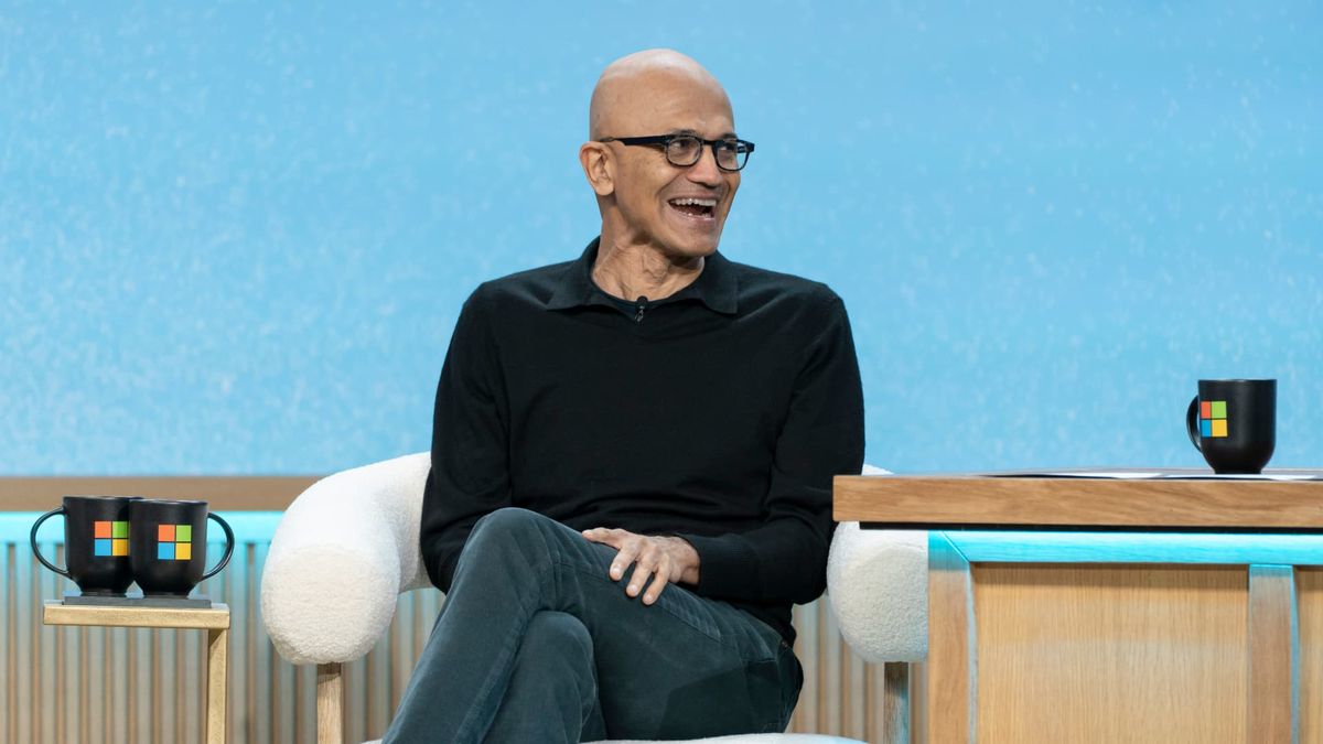 Microsoft’s stock pops 7% on earnings beat as Azure annual revenue tops  billion