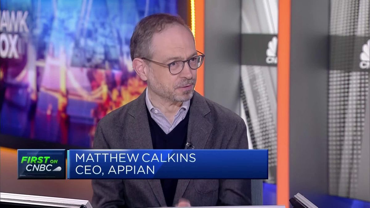 Big Tech is eating as much data as it can to win in AI — but it's not 'winner takes all,' CEO says 1 AI revolution being 'held up a little bit by fear,' Appian CEO says