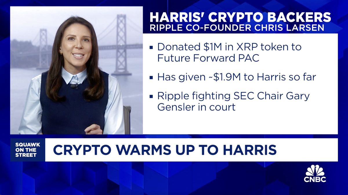 Trump's crypto coin goes on sale with Election Day just three weeks out 2 Crypto donors warm up to Kamala Harris
