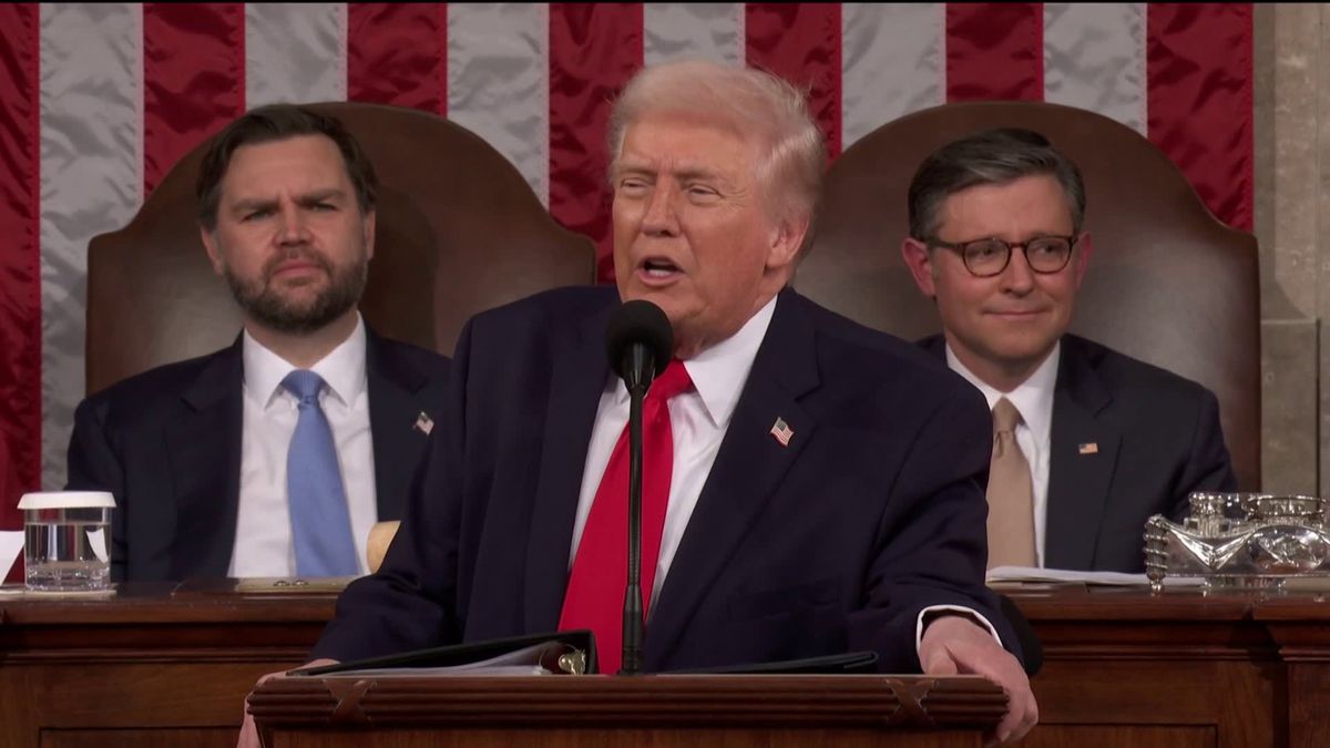 Trump makes little mention of China in the longest State of the Union speech 1 Pres. Trump addresses tariff ruling in front of Supreme Court justices