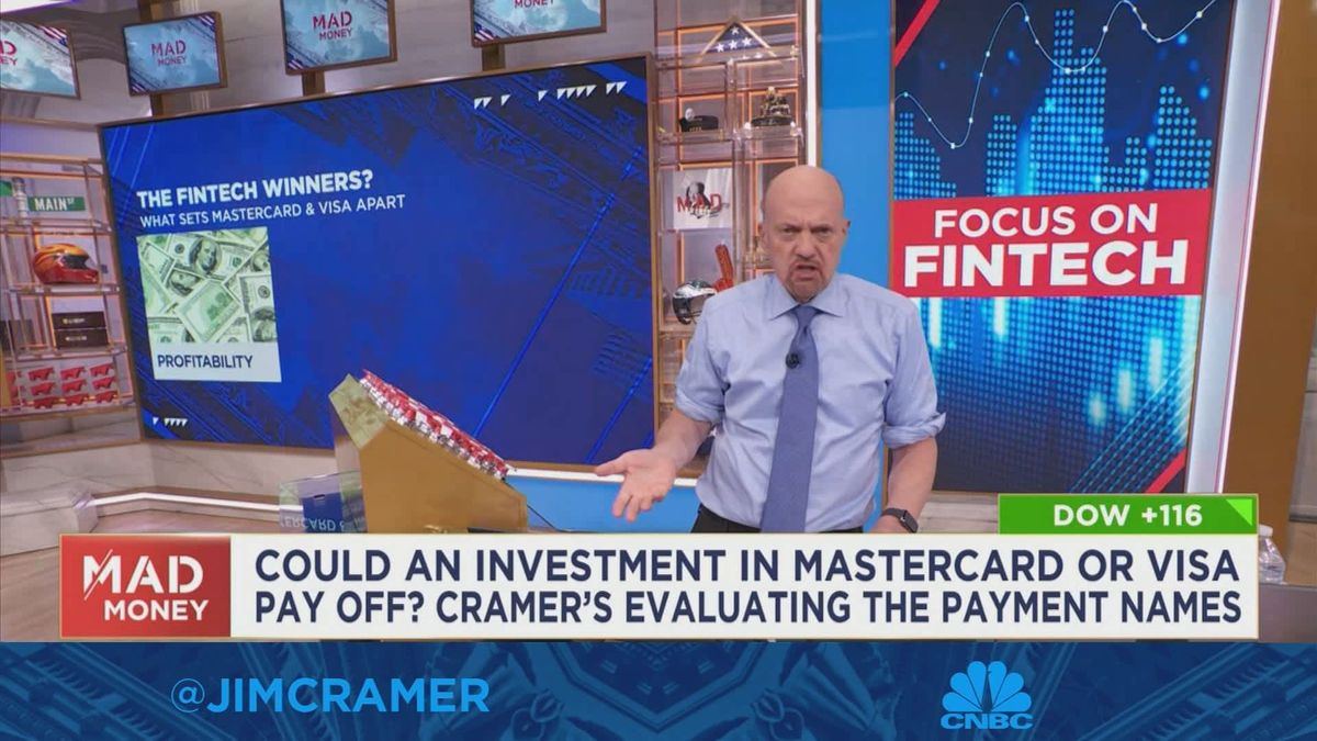 Mastercard says wide adoption of central bank digital currencies would be ‘difficult’ right now 1 Mastercard and Visa have been practically unstoppable, says Jim Cramer