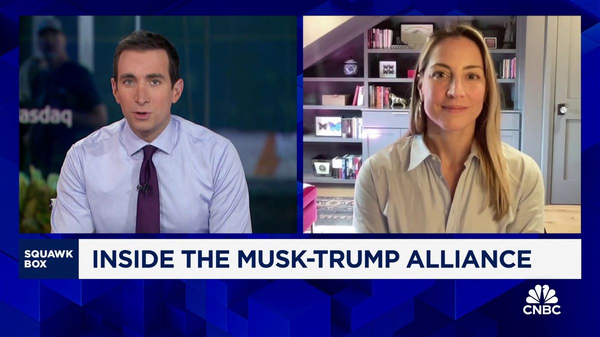 Elon Musk is $26 billion richer after Tesla's best day on the stock market since 2013 2 Surprised how little tech came up during the Musk-Trump conversation, says Niki Christoff