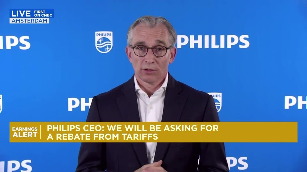 Iran focus at Trump-Xi summit may delay progress on tariffs, rare earths 1 Philips CEO: We will ask Trump administraton for tariff rebate
