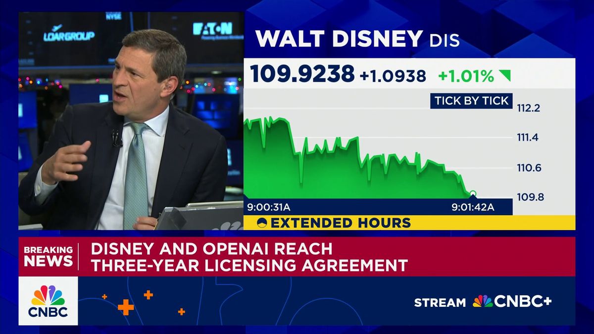 Disney making $1 billion investment in OpenAI, will allow characters on Sora AI video generator 1 Disney and OpenAI reach three-year licensing agreement