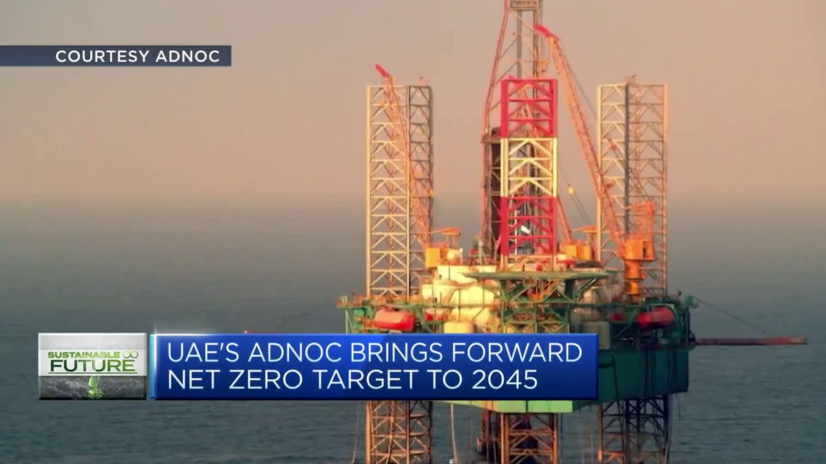 Over $1 trillion needed for developing nations' climate transition, says ex-World Bank official 2 Abu Dhabi National Oil Company has brought forward its net-zero target by 5 years