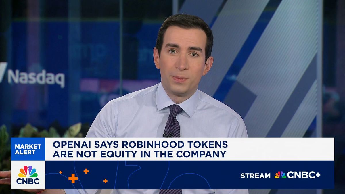 Robinhood stock tokens face scrutiny in the European Union after OpenAI warning 1 OpenAI says Robinhood tokens are not equity in the company