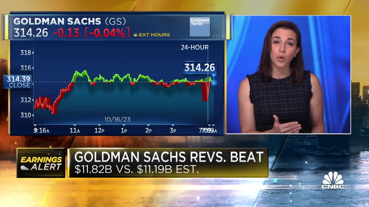 Goldman Sachs tops estimates on stronger-than-expected bond trading 1 Goldman Sachs tops estimates on stronger-than-expected bond trading