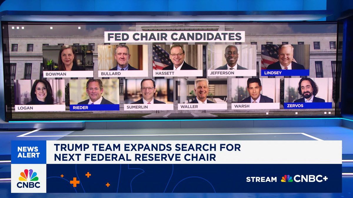 Trump considering 11 candidates for Fed chair, including David Zervos and Rick Rieder, sources say 1 Trump considering 11 candidates for Fed chair, including David Zervos and Rick Rieder: Sources