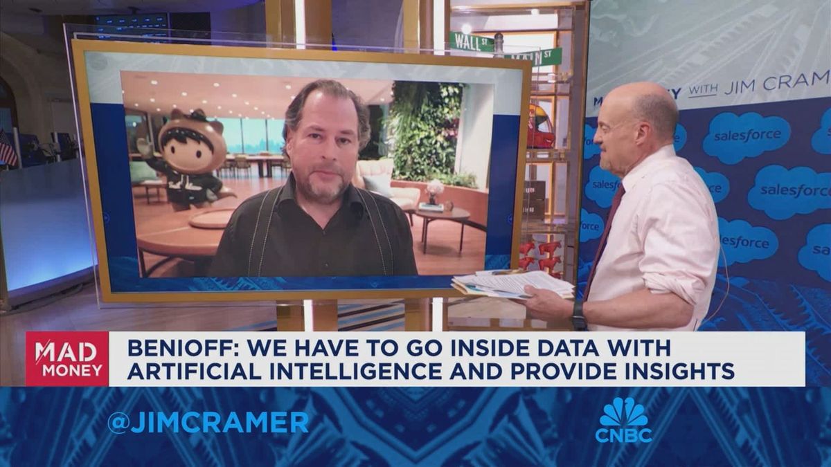 Salesforce's behind-the-scenes co-founder is tackling Slack as software company turns 25 1 Salesforce CEO Marc Benioff: Co-pilot uses our customers data to make decisions
