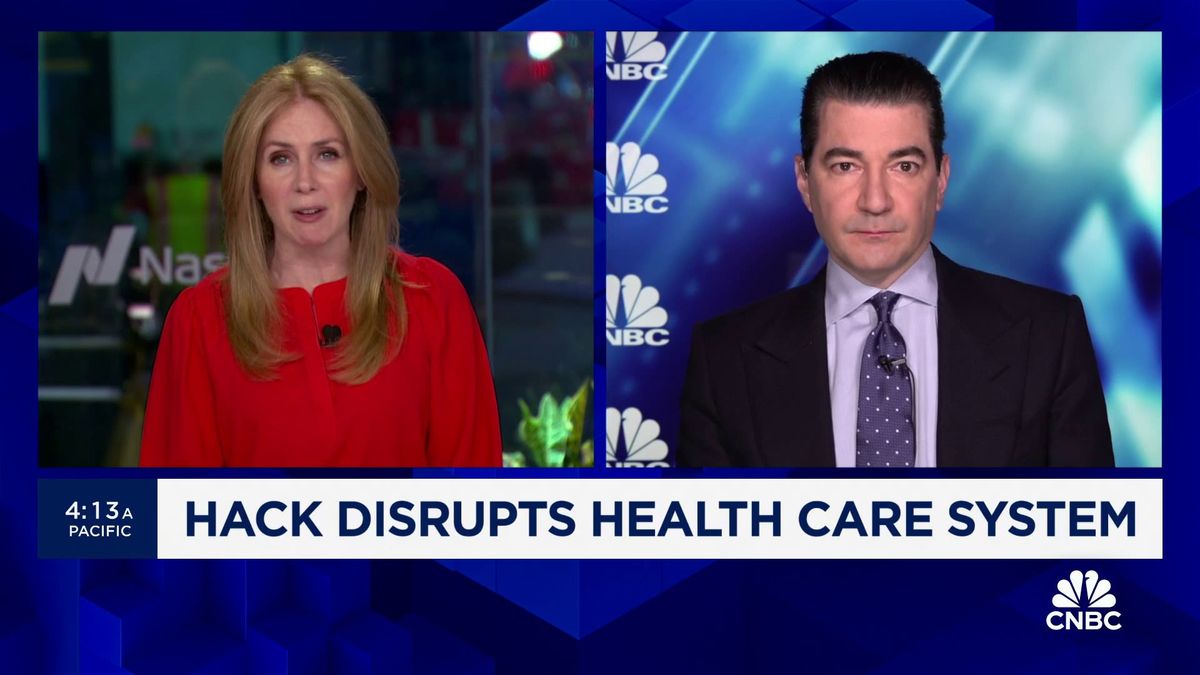 UnitedHealth Group has paid more than $2 billion to providers following cyberattack 1 Dr. Scott Gottlieb on UnitedHealth hack: Very pervasive across the entire health care system