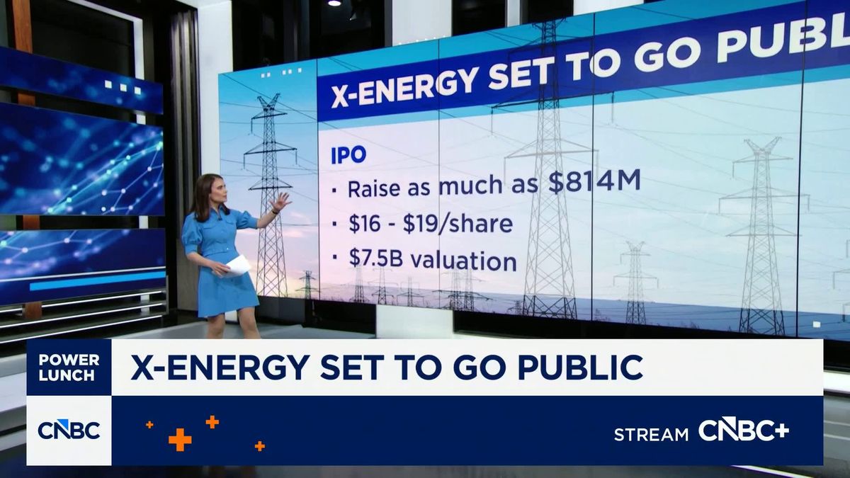 Nuclear reactor company X-energy shares surge 26% as AI drives interest in its IPO 2 Nuclear company X-Energy expected to raise $814M in latest IPO