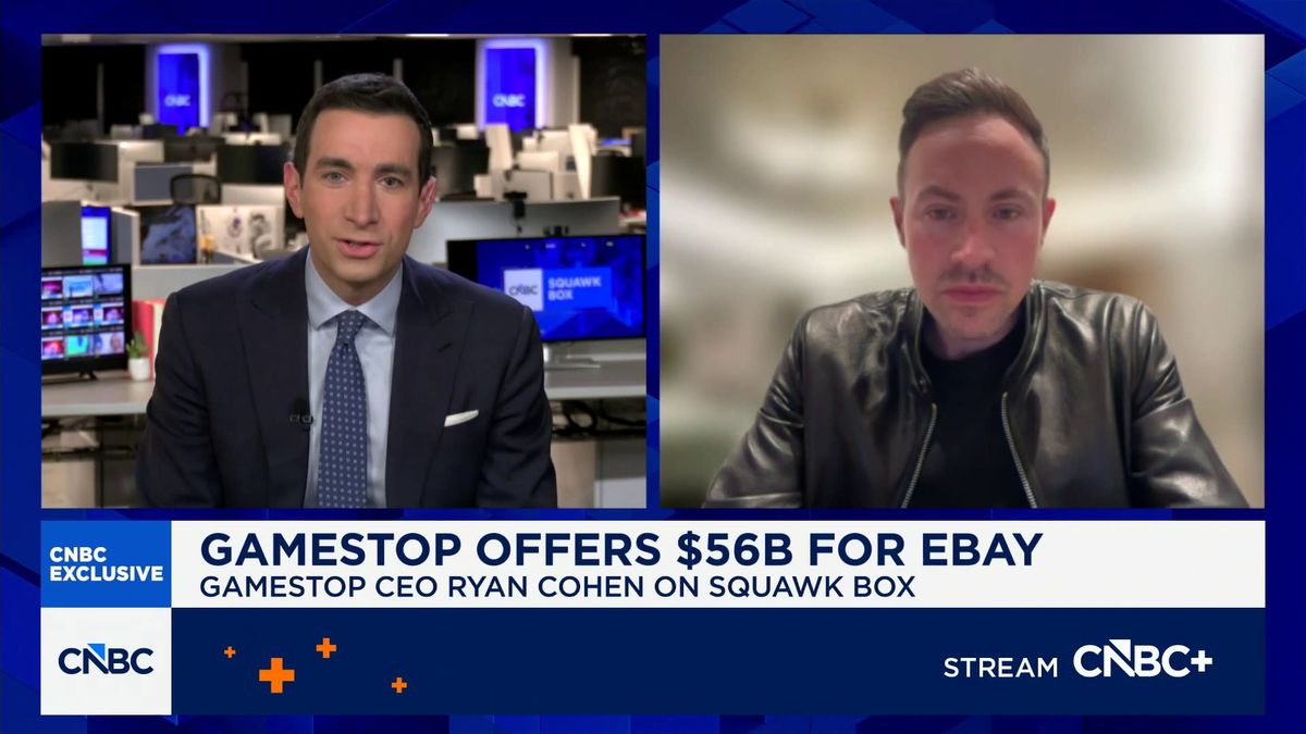 EBay rejects GameStop's $56 billion takeover bid, calling it 'neither credible nor attractive' 2 GameStop CEO Ryan Cohen $56B eBay offer: 'An opportunity to build a much larger business'