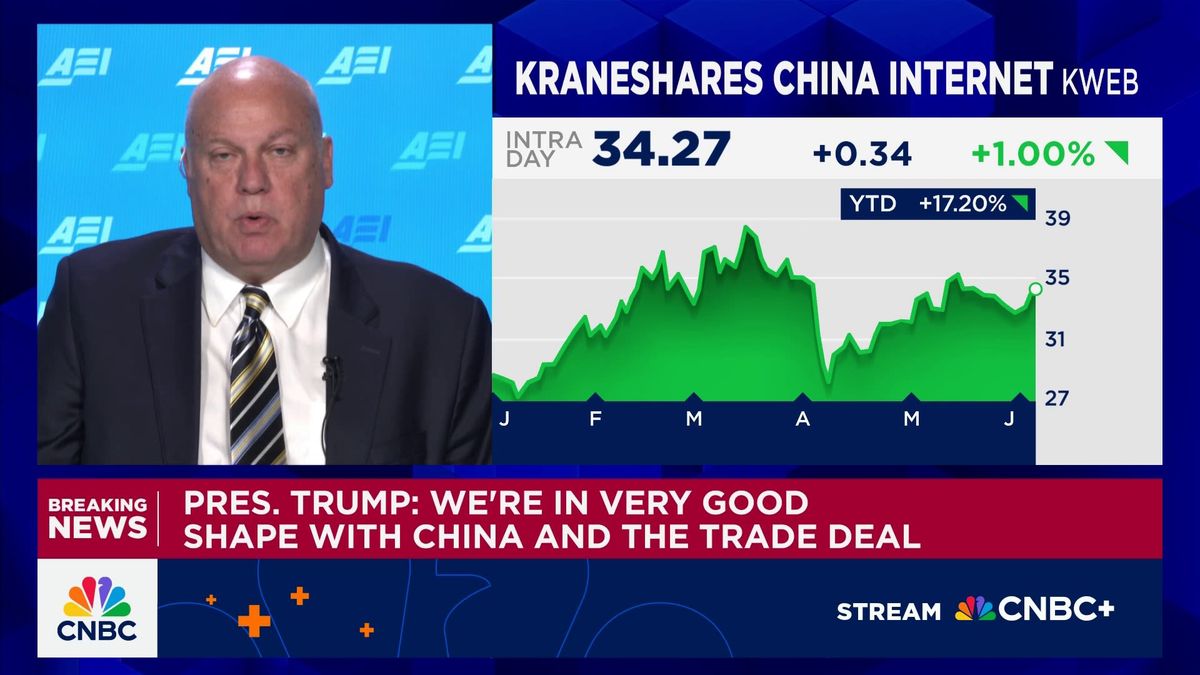 Long-awaited Trump-Xi call isn't enough to resolve looming critical mineral shortage this summer 1 U.S.-China truce talks are likely temporary, it will blow up, says AEI's Derek Scissors