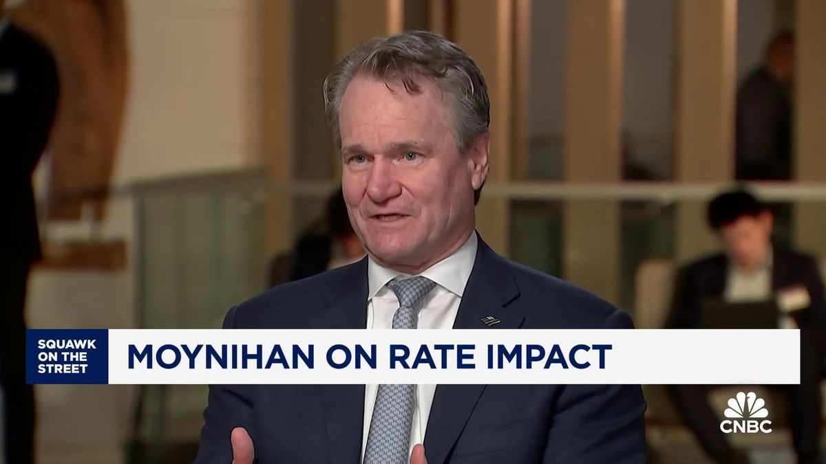 Bank of America CEO on inflation impact on U.S. economy: ‘Rates are going to stay where they are’ 1 Bank of America CEO Brian Moynihan: Our research team has taken all rate cuts off the table