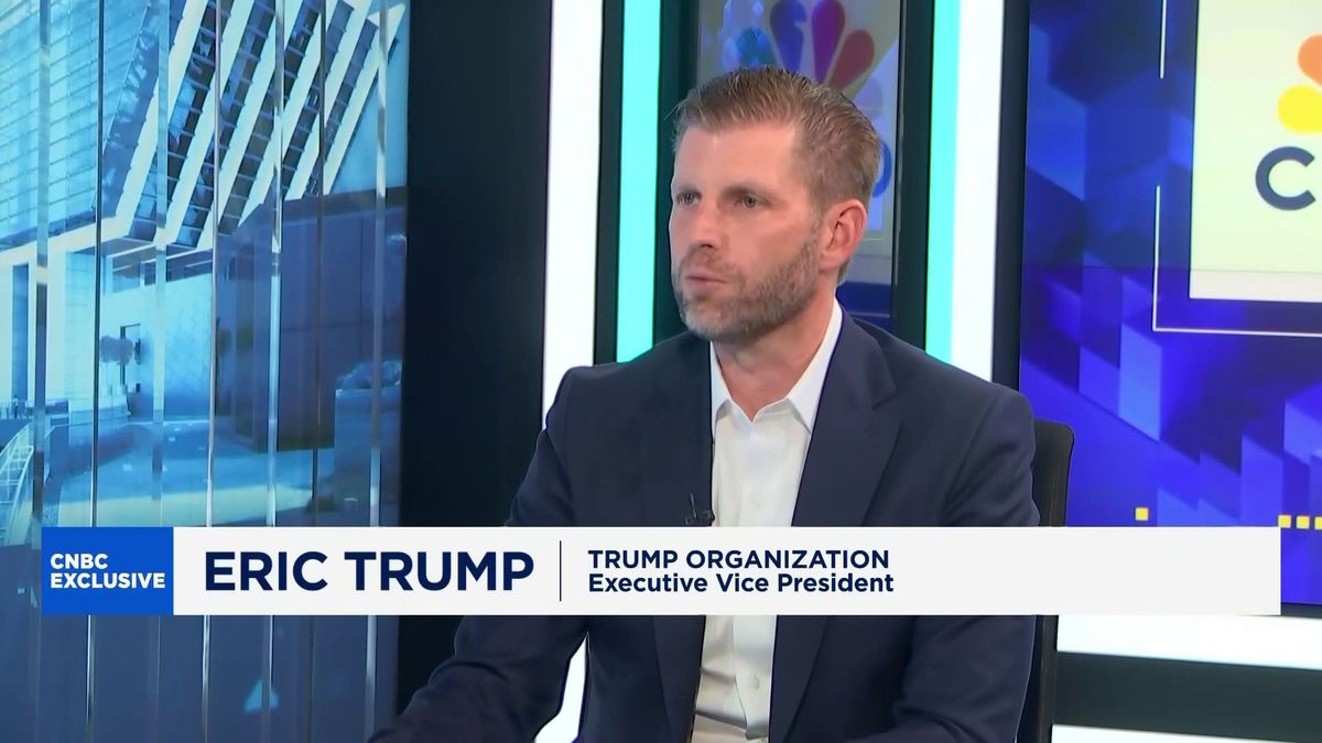 Eric Trump: 'If banks don’t watch what’s coming, they’ll be extinct in 10 years' 2 Donald Trump wants to make America the crypto capital of the world, Eric Trump says