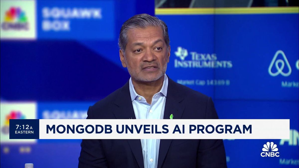 MongoDB shares sink 23% after management trims guidance 1 MongoDB unveils new AI program: Here's what to know