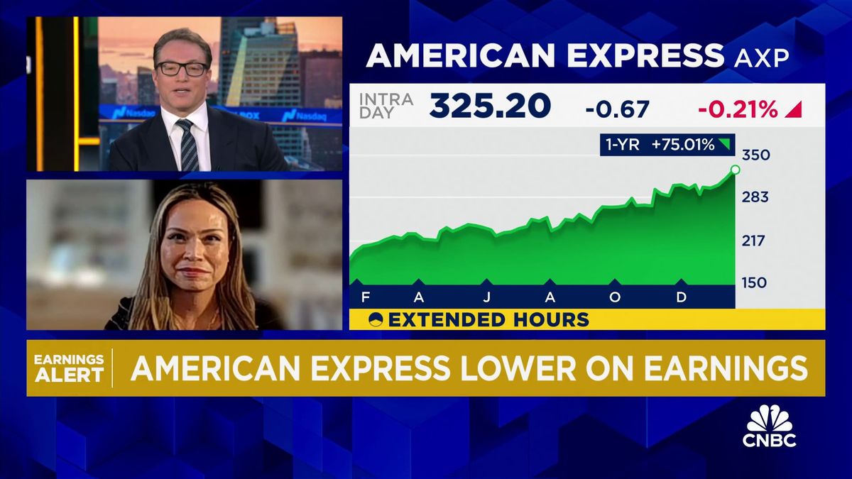 American Express CFO says spending picked up at year-end, thanks to millennials and Gen Z 1 UBS' Erika Najarian on American Express Q4 results