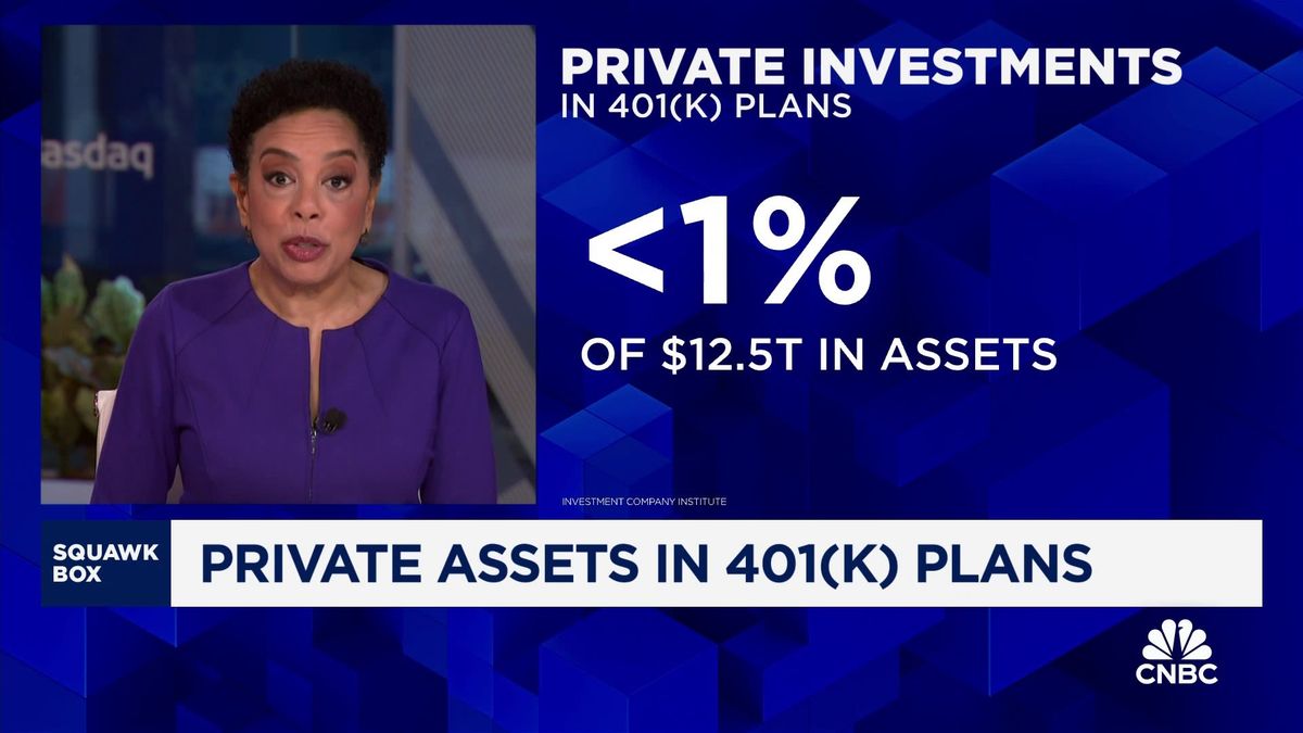Stock volatility poses an 'opportunity,' investment analyst says. Here's why 1 Private assets in 401(k) plans: Here's what to know