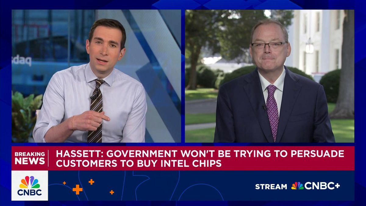 Intel says Trump deal has risks for shareholders, international sales 1 NEC Director Kevin Hassett on Intel deal: It's possible government will take stake in more companies